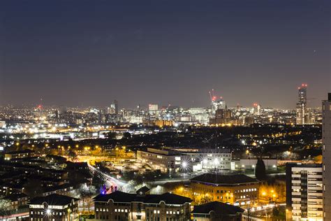 Manchester arndale is the centre of manchester, opposite selfridges, harvey nichols and primark and home to over 200 stylish stores for you to explore . Manchester Skyline At Night, Colour Print | Paul Grogan ...