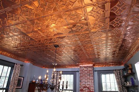 How To Install A Copper Stamped Metal Ceiling Ron Hazelton