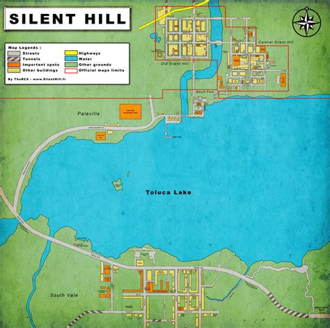 Silent Hill Town Map By Thorcx On Deviantart