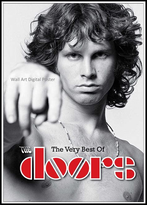 The Doors Jim Morrison Album Cover Poster Rock Music Etsy