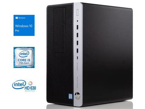 Hp Prodesk 600 G3 Microtower Desktop Intel Quad Core I5 7500 Upto 3