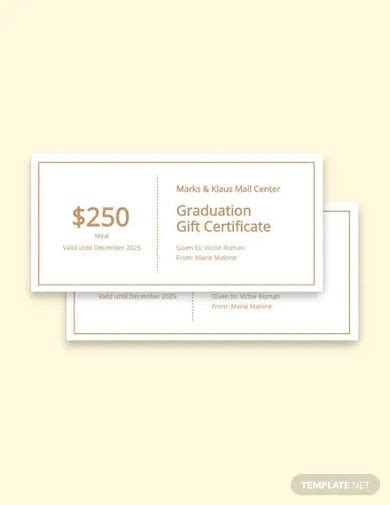 Graduation Gift Certificate Templates Psd Ai Word Indesign My Xxx Hot
