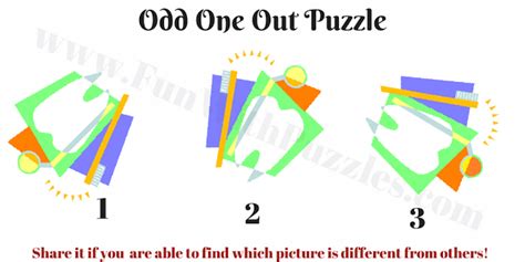 Picture Brain Teasers to Find which Picture is different? | Brain teasers, Picture puzzles brain ...