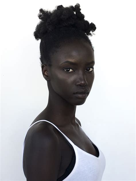 Anok Yai Sudanese Model Discovered At Howard University Washington