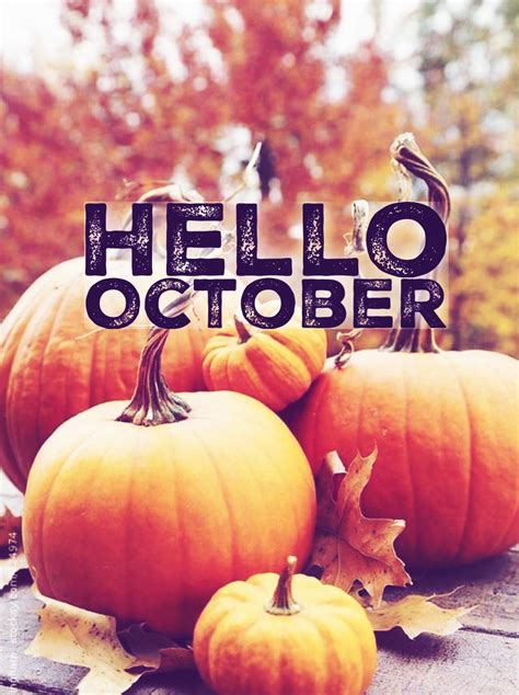 Hello October Pumpkins