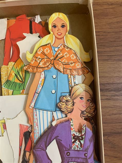 Redstorevintage Presents Vintage 1976 Malibu Francie Paper Doll Mattel