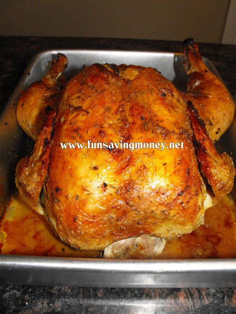 It's perfect for with just a few simple steps, you can have a delicious homemade roast chicken on your dinner table. Easy Herb Roasted Chicken Recipe-Dinner for under $10! - Fun Saving Money