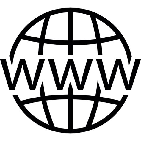 World Wide Web En La Red Icono Gratis