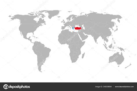 Carte du monde de haute qualité de fournisseurs, exportateurs et fabricants turcs de turquie. Turquie Carte Grecque Mise Évidence Sur Carte Monde Fond ...