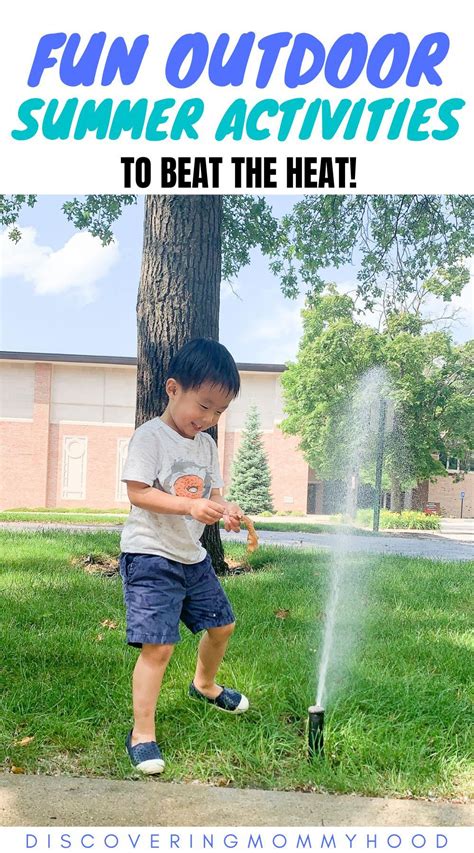 Fun Outdoor Summer Activities For Toddlers And Preschoolers Outdoor