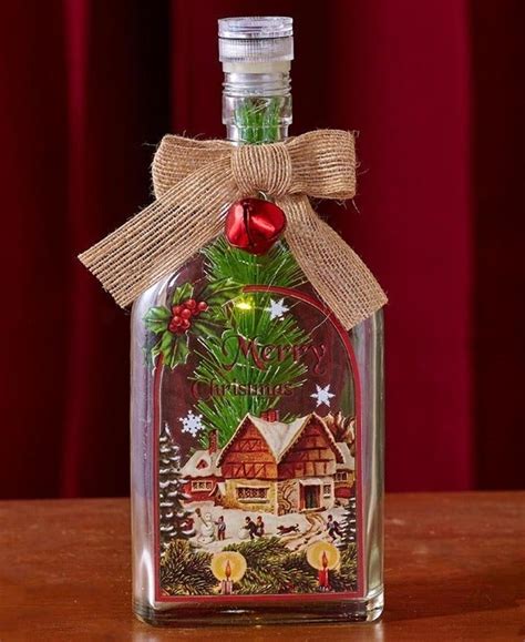 Incredible Wine Bottle Christmas Crafts References Adriennebailonblogsgfn