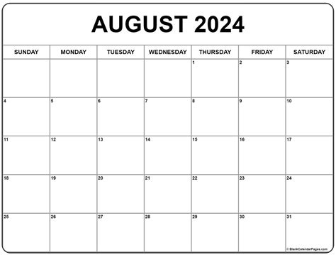 Print August Calendar 2024 Ruth Willow