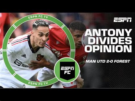 Antonys Time At Manchester United DIVIDES OPINION On ESPN FC YouTube