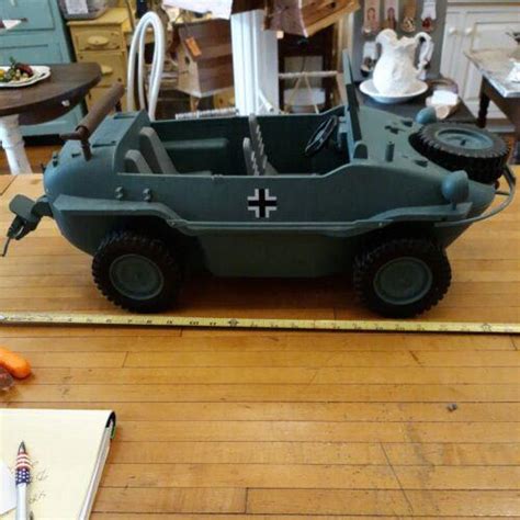 Vtg 21st Century Toys Ww2 German Schwimmwagen Amphibious Gi Joe Car 16