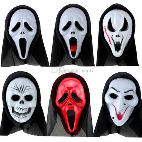 Festivo Scary Ghost Face Scream Mask Creepy Para Halloween Masquerade