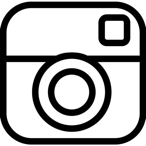 Instagram Vector Logo Black And White - Amashusho ~ Images