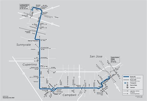Vta San Jose Map Figure D 4 San Jose Santa Clara Valley Light Rail