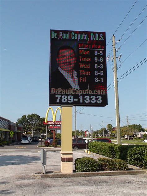 The New Led Sign Dr Caputo Palm Harbor Dentist