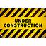 Under Construction Warning Sign  Graphic Objects Creative Market