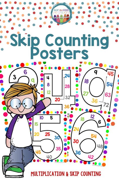 Skip Counting Anchor Chart Grade 1