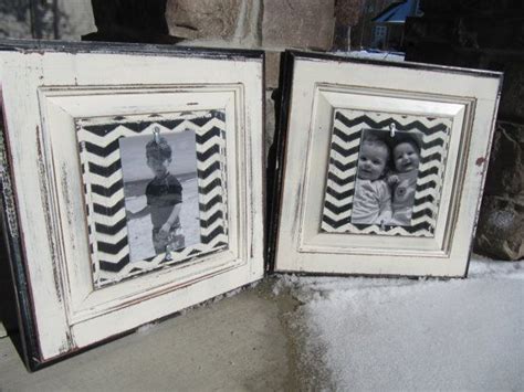 Set Of 2 Repurposed Wood Picture Frames For Wall Gallery Wood Picture