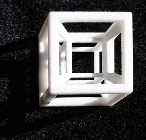 3d 4 Dimensional Tesseract Hypercube Model A Tjt36 9 Steps With