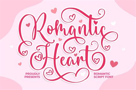 Romantic Heart Script Font