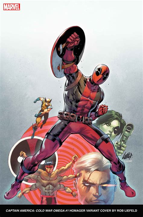 Deadpool Takes Over Iconic Marvel Moments In Rob Liefelds New Homager