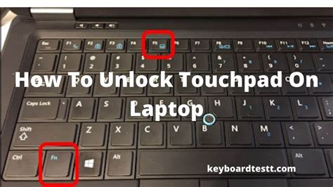 How To Unlock Touchpad On Laptop Keyboard Test Online