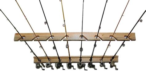 Fishing Rod Storage Rack Holds 8 Ceiling Or Vertical By Delsol35