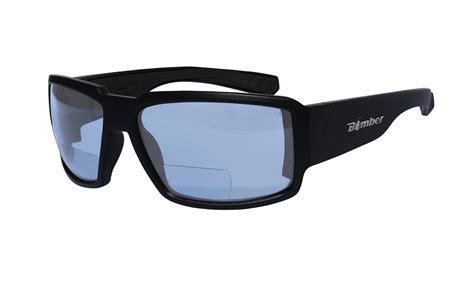 Blue Tinted Bifocal Safety Sunglasses Bomber Eyewear