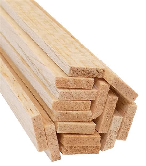Balsa Wood Strips 18 X 12 X 36 15 Pack
