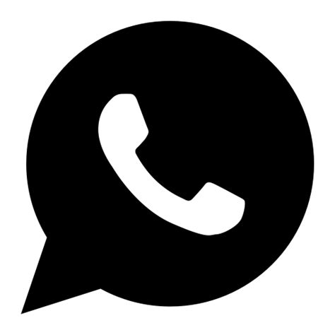 Whatsapp Logo Png Black And White Etlmka