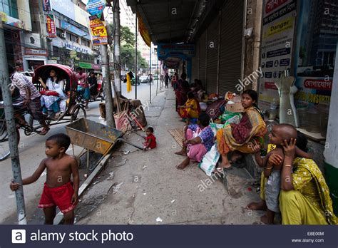 Dhaka Bangladesh Th October Homeless People Were Resting
