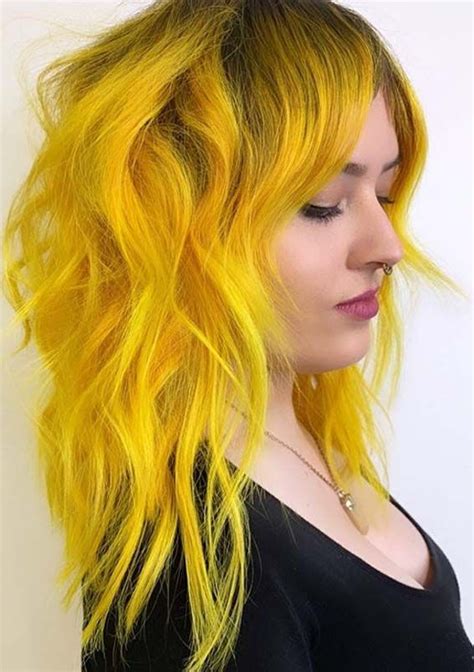 Latest Yellow Hair Color Shades To Show Off In Current Year
