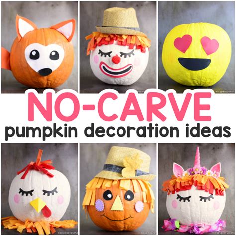 30 Painted Pumpkins And Other No Carve Pumpkin Decorating Ideas