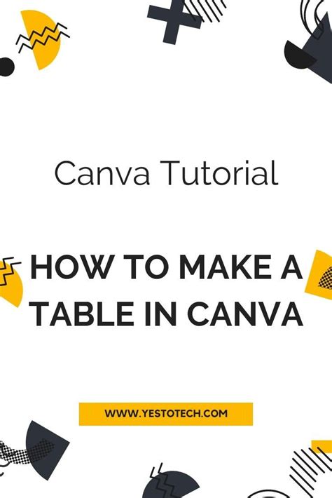 Canva Table Tricks: Canva Table Design Made Easy For You To