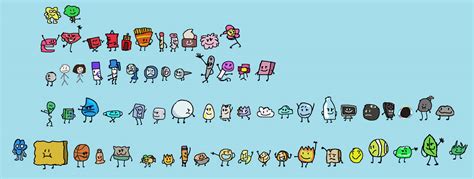 Bfb Contestants And Host In Intro Order V2 By Abbysek On Deviantart