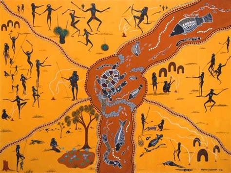 Question 3 Aboriginal Art Commonly Depicts Stories Of The Dream Time