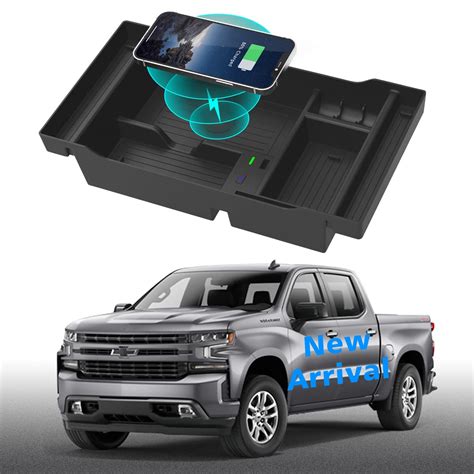 Buy Drcarnow Center Console Organizer Tray Wireless Charger Fits For