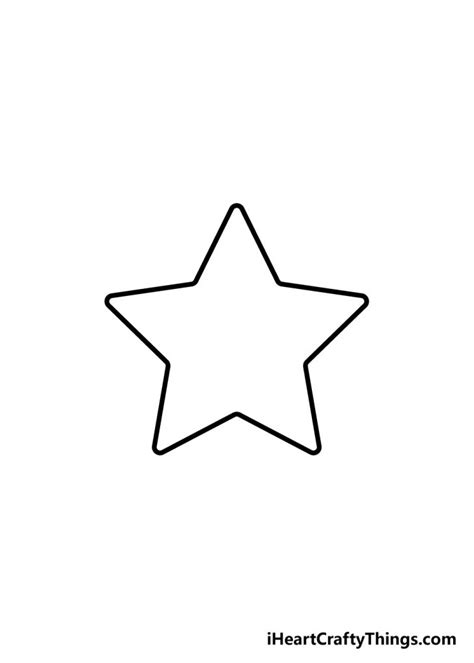 Star Drawing How To Draw A Star Step By Step