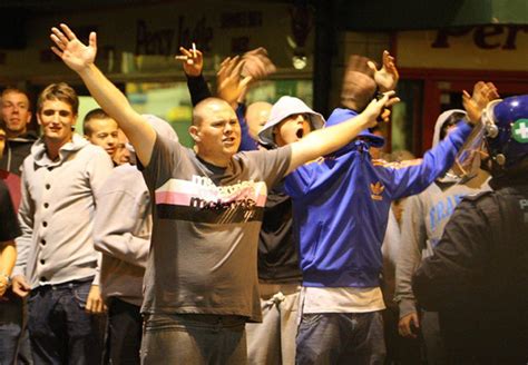 Violence Mars West Ham V Millwall Cup Match London Evening Standard