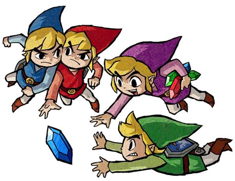 The Legend Of Zelda Four Swords Adventures Concept Art