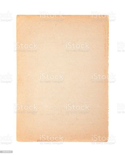 Old And Dirty Sheet Of Paper Isolated On White Stock Photo Download