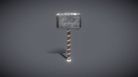 Thor Hammer Download Free 3d Model By Pateldev E0fa281 Sketchfab