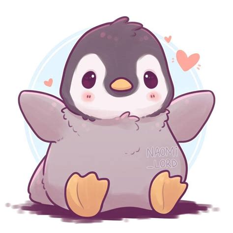 Naomi Lord Art On Instagram “ 🐧 Baby Penguin 🐧 💕💕 Again Feel Free To