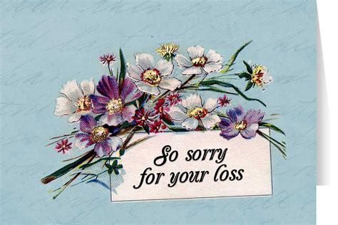 So Sorry For Your Loss Greeting Card