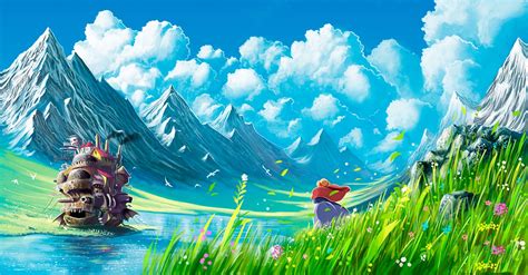 Studio Ghibli Dual Monitor Wallpaper Davidbabtistechirot