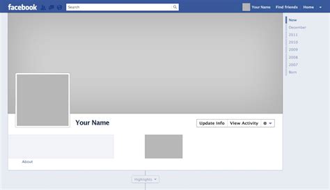12 Mobile Facebook Profile Layout Psd Images Facebook