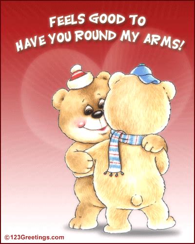 Warm Hugs Free Teddy Bears Ecards Greeting Cards 123 Greetings